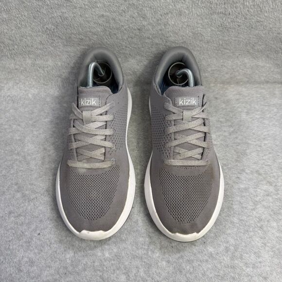 Kizik Shoes Womens Size 9.5 Athens Grey White Step in Comfort Recovery Sneakers - Picture 3 of 10